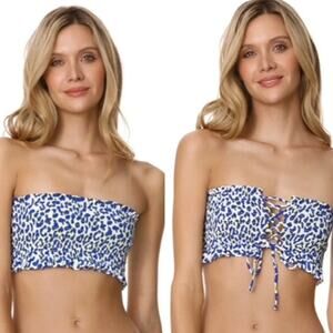 Maaji Magnetic Aphrodite Strapless Bandeau Bikini Top M